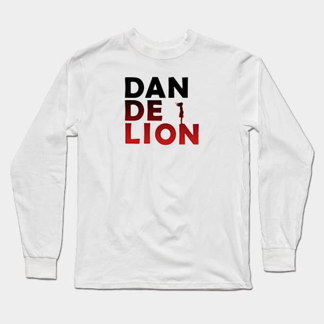 Dandelion Text Stack - FF Long Sleeve T-Shirt by JackKinsley